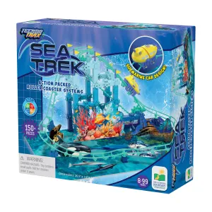 Techno Trax Sea Trek Roller Coaster Building Kit - 150  Pieces
