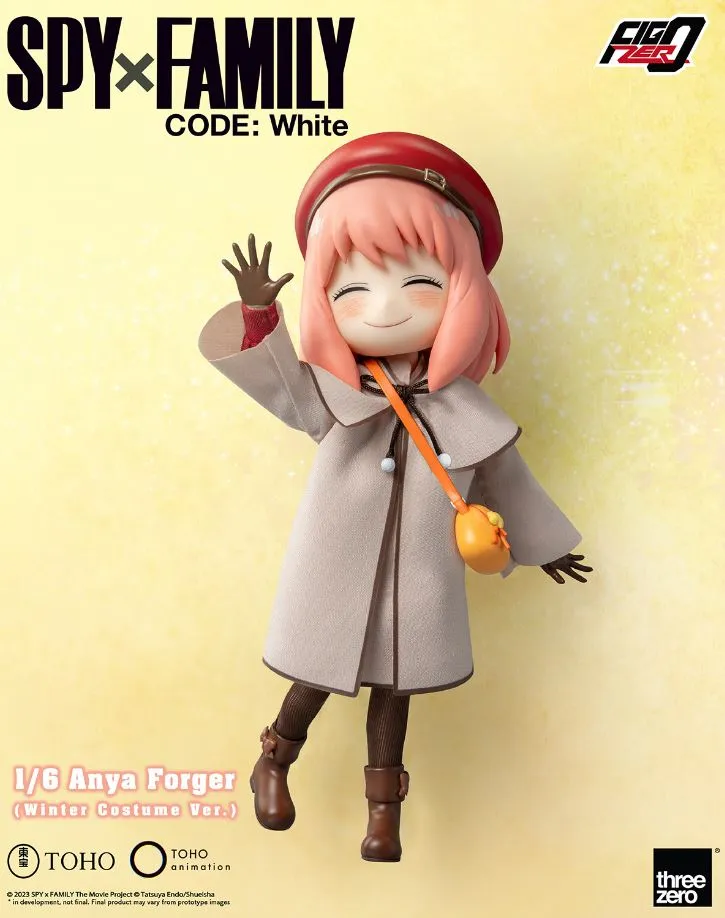 ThreeZero FigZero 1/6 Spy x Family Code: White Anya Forger (Winter Costume Ver.) Action Figure