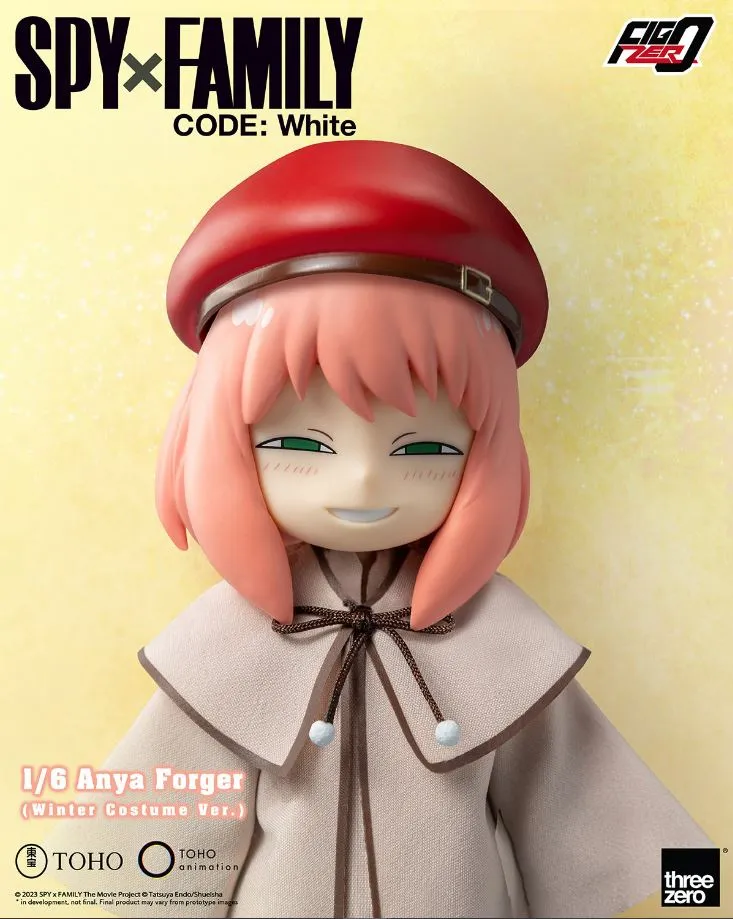 ThreeZero FigZero 1/6 Spy x Family Code: White Anya Forger (Winter Costume Ver.) Action Figure