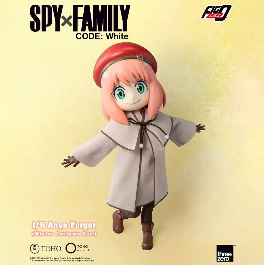 ThreeZero FigZero 1/6 Spy x Family Code: White Anya Forger (Winter Costume Ver.) Action Figure