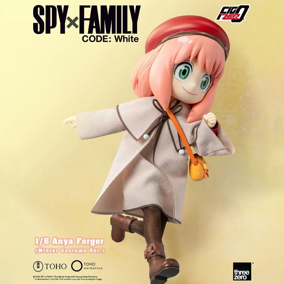 ThreeZero FigZero 1/6 Spy x Family Code: White Anya Forger (Winter Costume Ver.) Action Figure