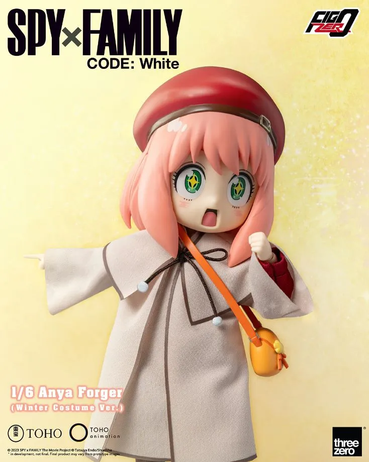 ThreeZero FigZero 1/6 Spy x Family Code: White Anya Forger (Winter Costume Ver.) Action Figure