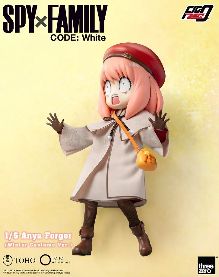 ThreeZero FigZero 1/6 Spy x Family Code: White Anya Forger (Winter Costume Ver.) Action Figure