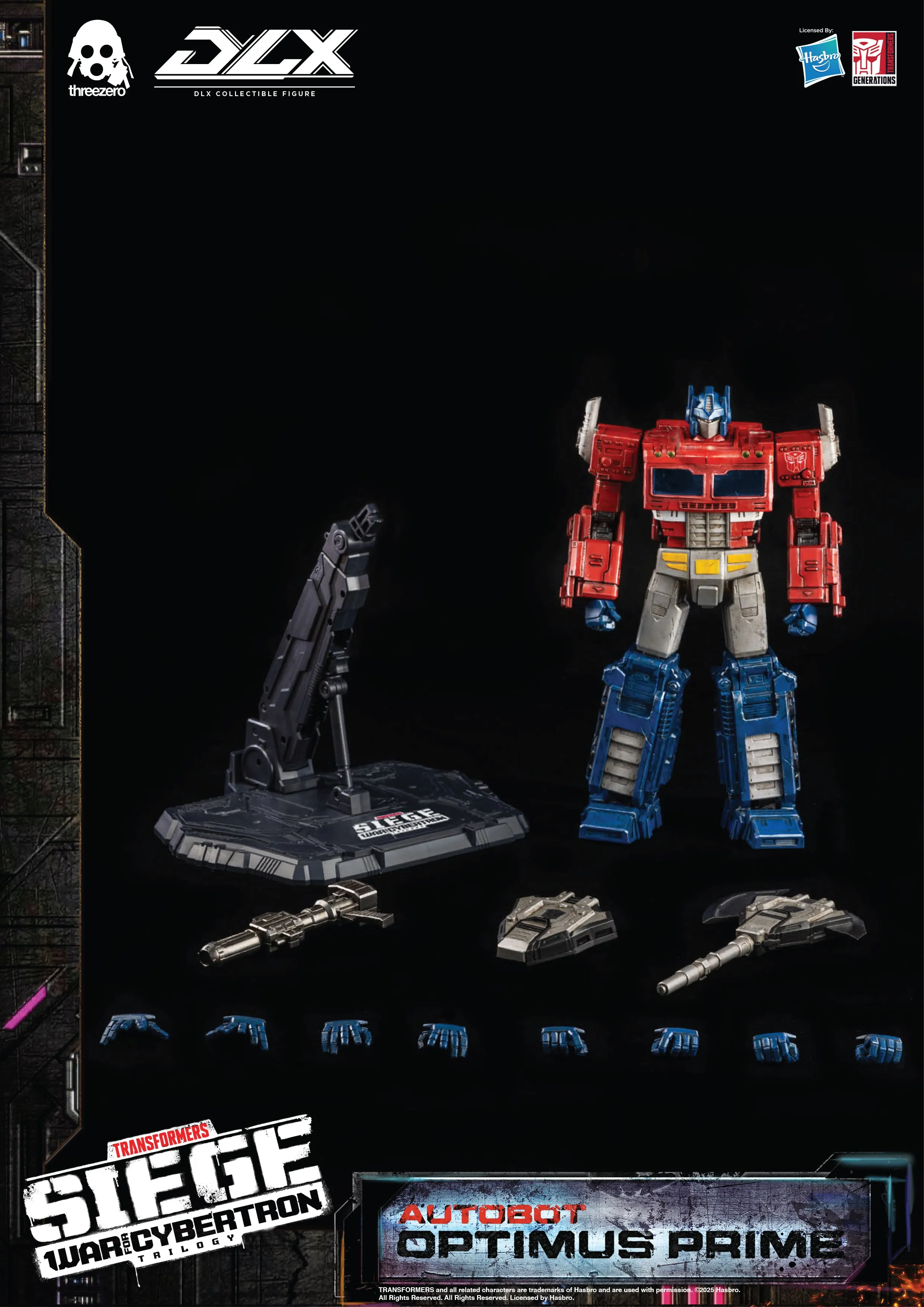 ThreeZero - Transformers: WFC Trilogy - DLX Optimus Prime (Reissue)