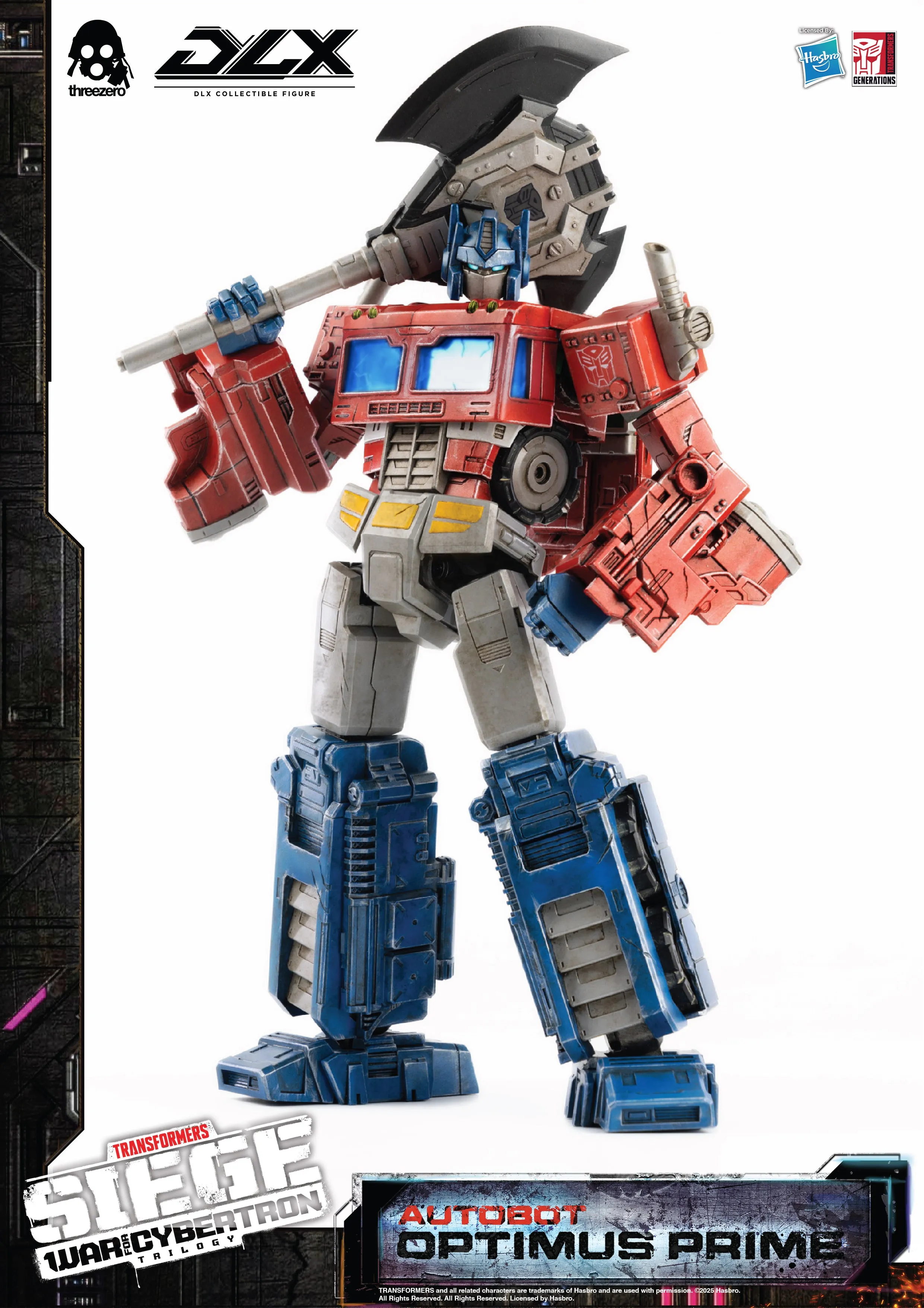 ThreeZero - Transformers: WFC Trilogy - DLX Optimus Prime (Reissue)