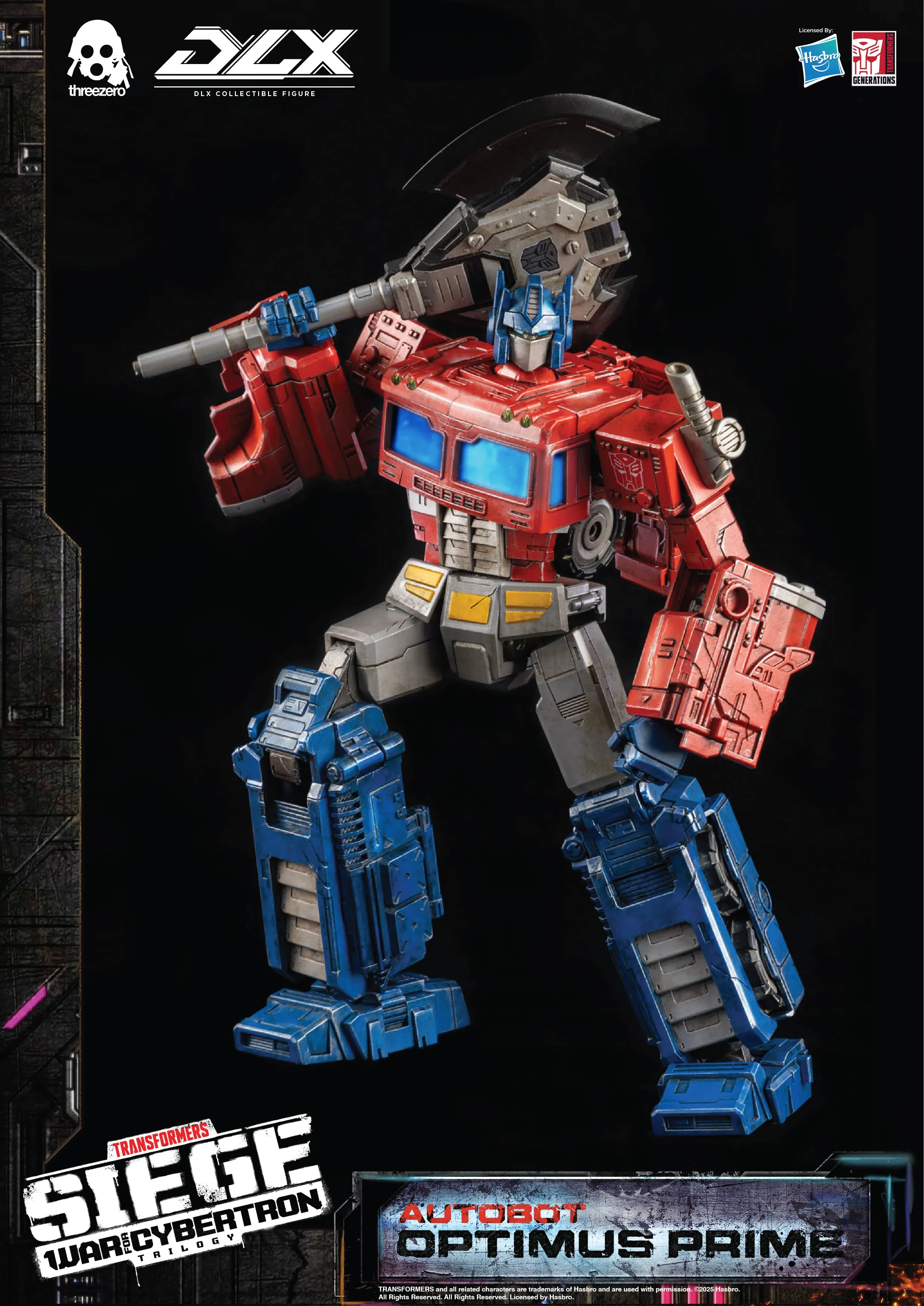 ThreeZero - Transformers: WFC Trilogy - DLX Optimus Prime (Reissue)