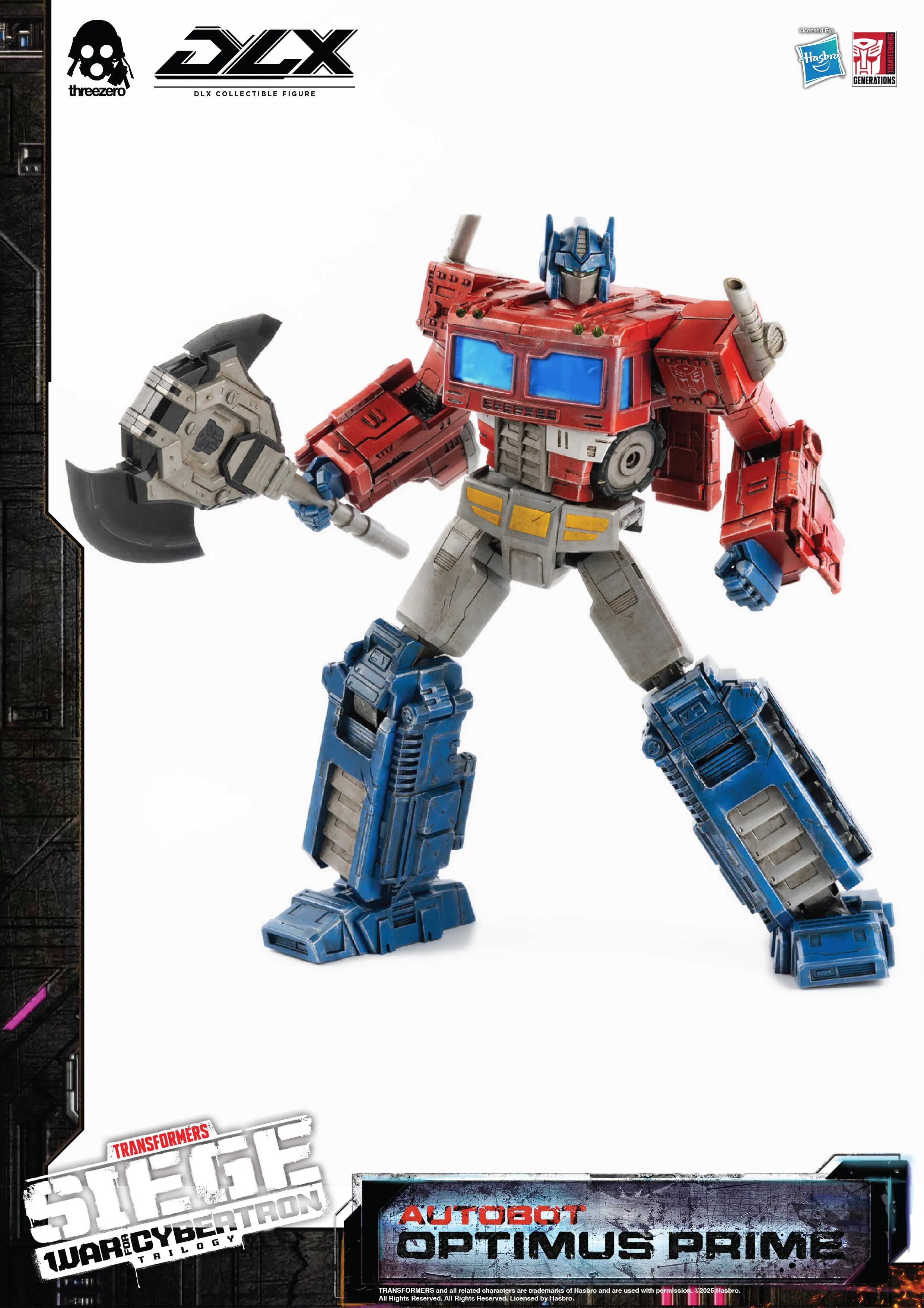 ThreeZero - Transformers: WFC Trilogy - DLX Optimus Prime (Reissue)