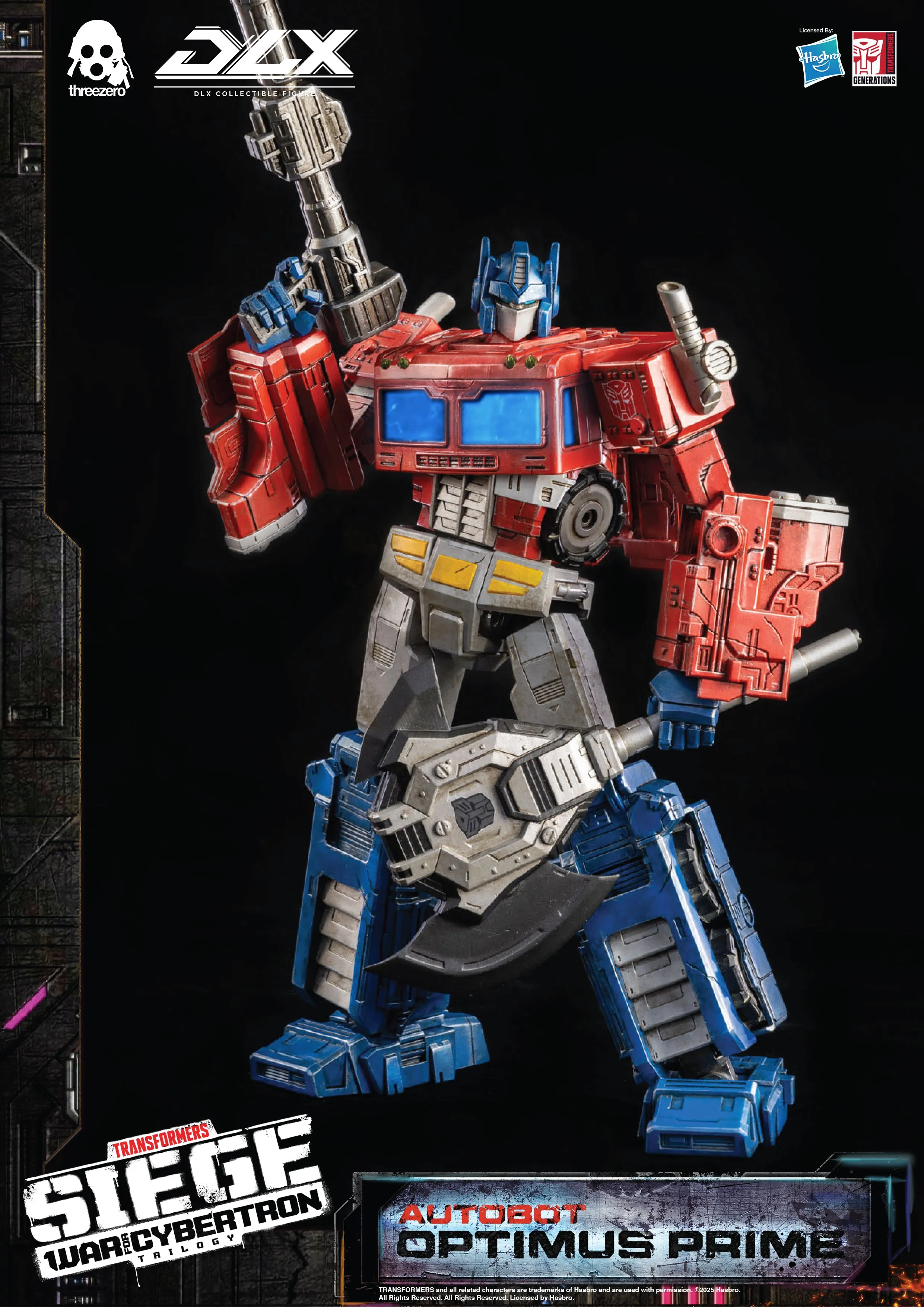 ThreeZero - Transformers: WFC Trilogy - DLX Optimus Prime (Reissue)