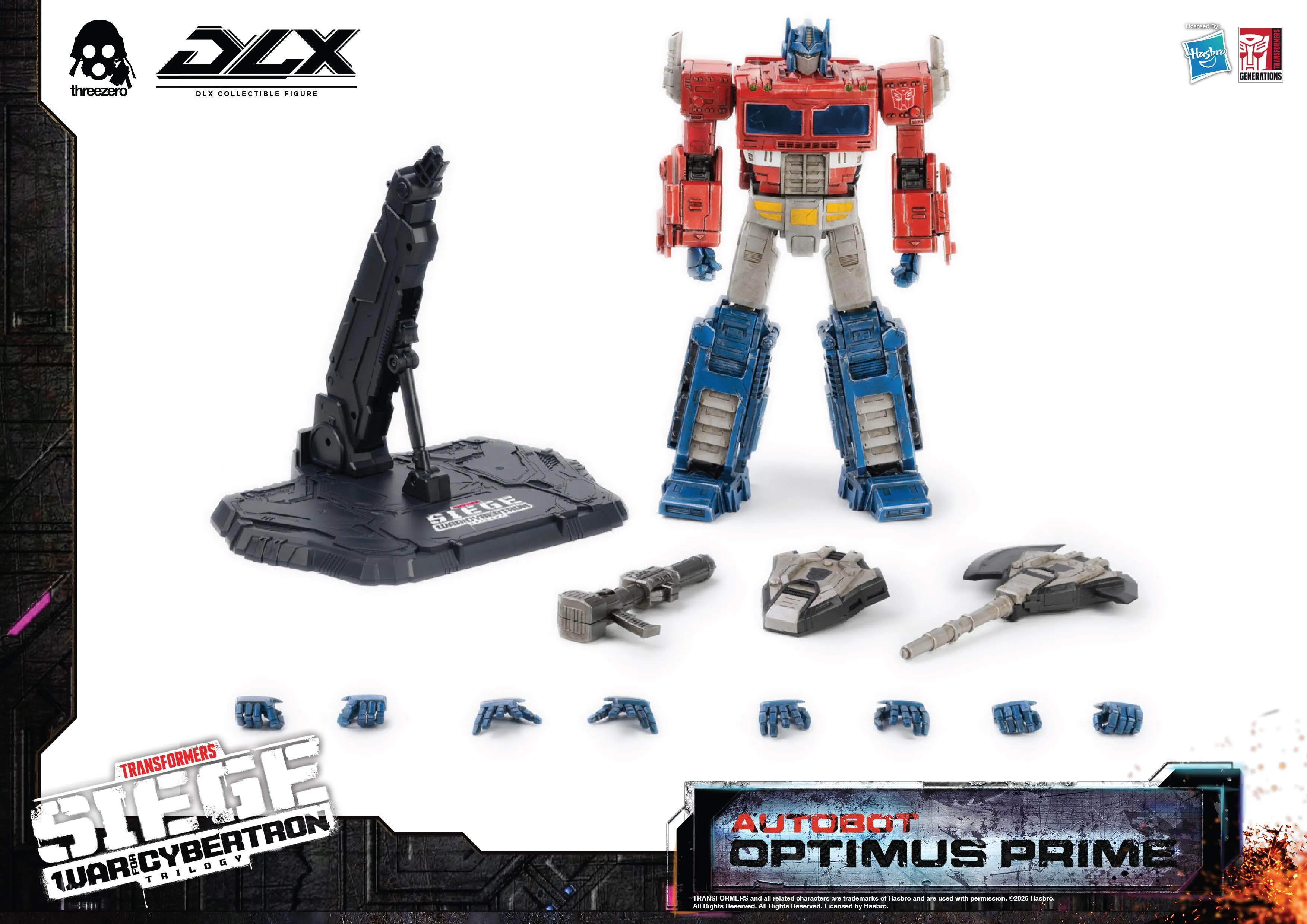 ThreeZero - Transformers: WFC Trilogy - DLX Optimus Prime (Reissue)