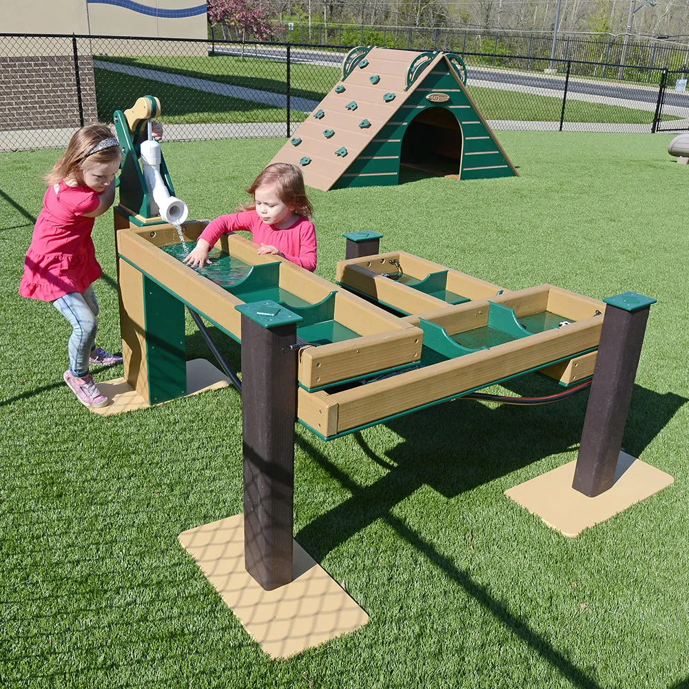 Triple Water Trough | Recirculating Reservoir | Outdoor Classroom