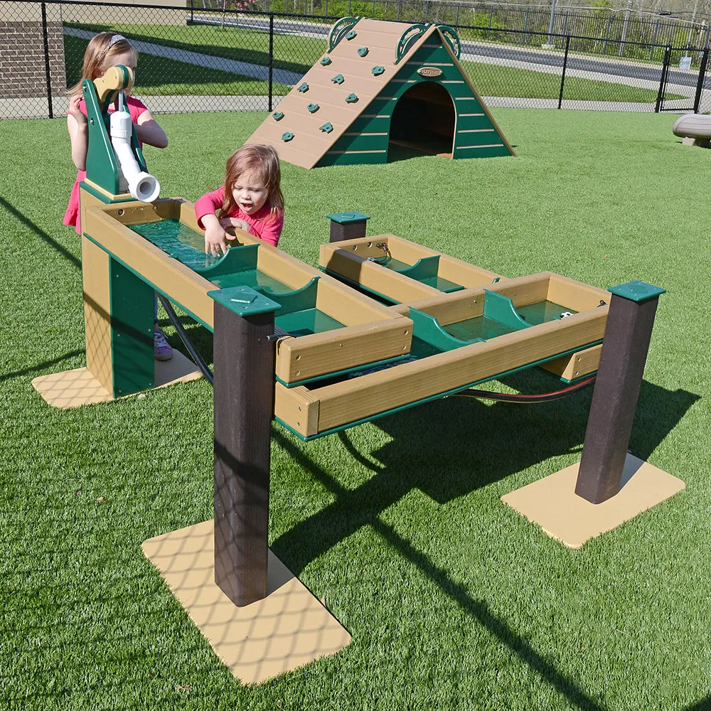Triple Water Trough | Recirculating Reservoir | Outdoor Classroom