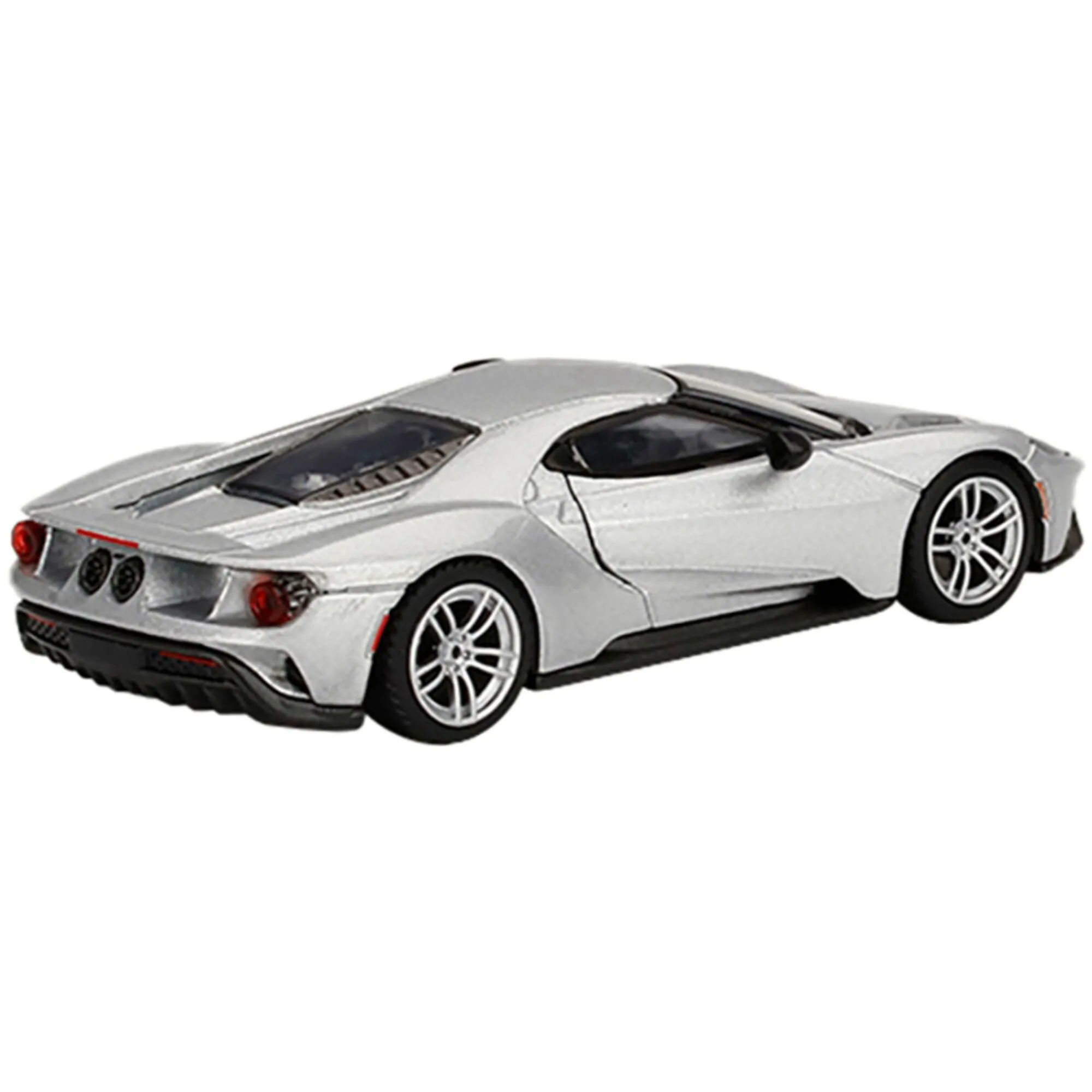 True Scale Miniatures 1/64 Diecast Model Car - Ford GT Ingot Silver Metallic