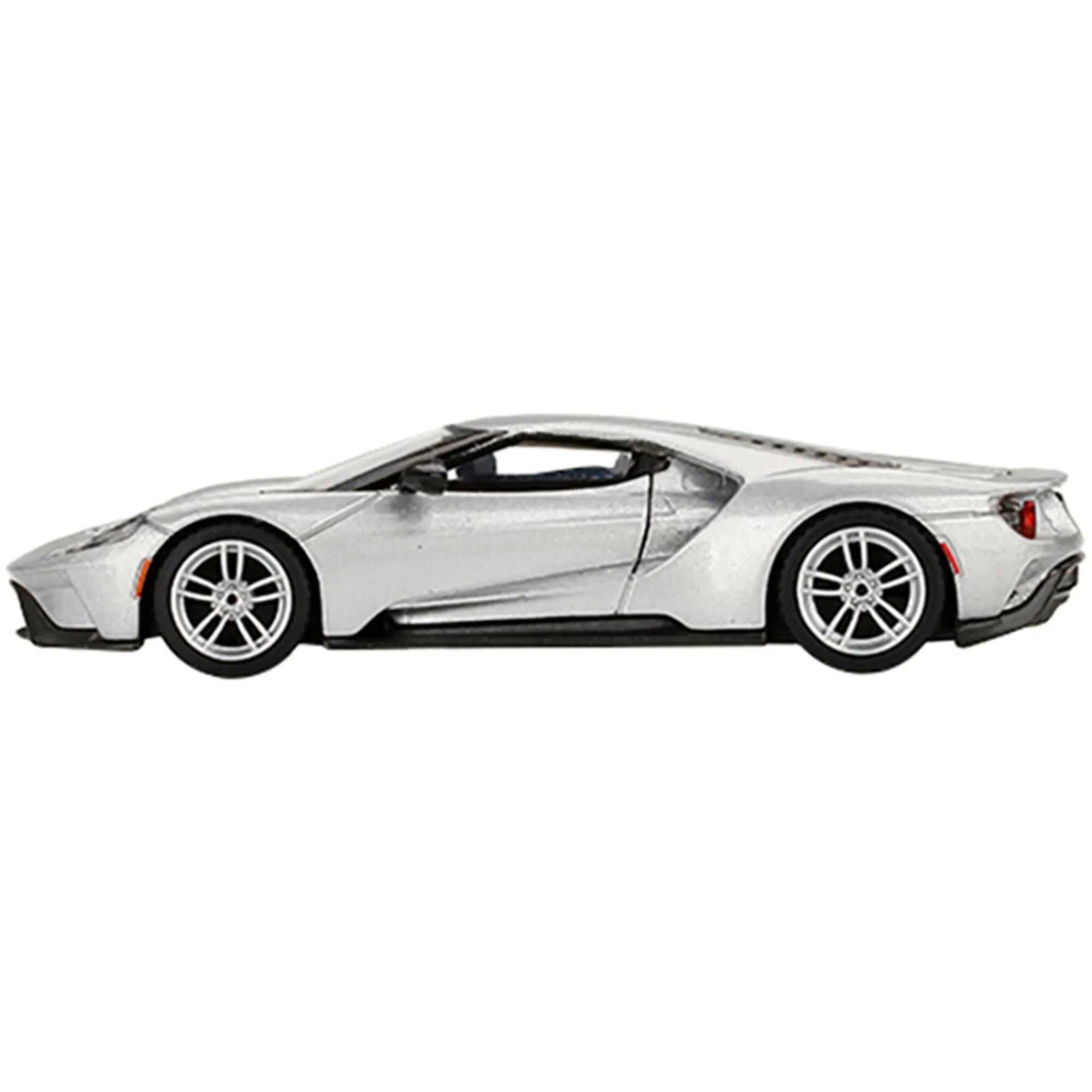 True Scale Miniatures 1/64 Diecast Model Car - Ford GT Ingot Silver Metallic