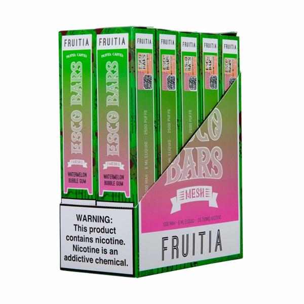Watermelon Bubble Gum Esco Bar