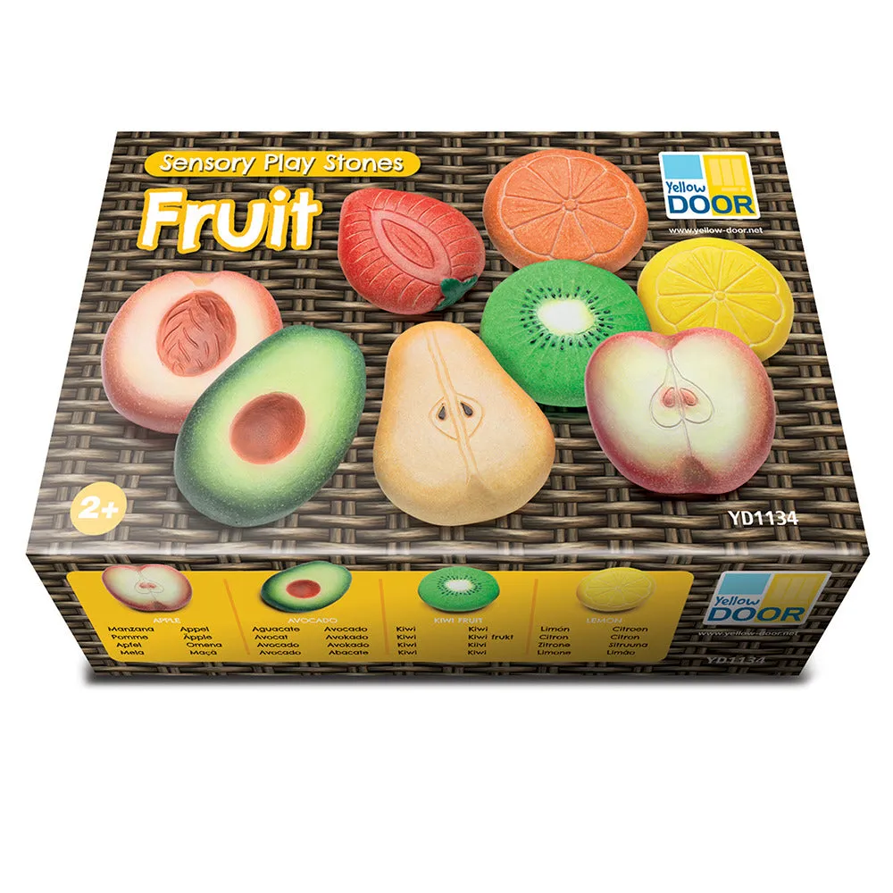 Yellow Door® Fruit Sensory Play Stones