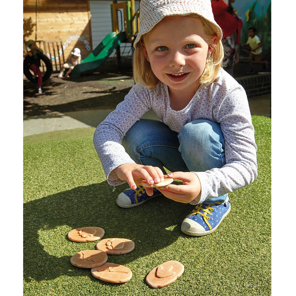 Yellow Door® Let's Investigate Dinosaur Footprints Double-Sided Animal Stones