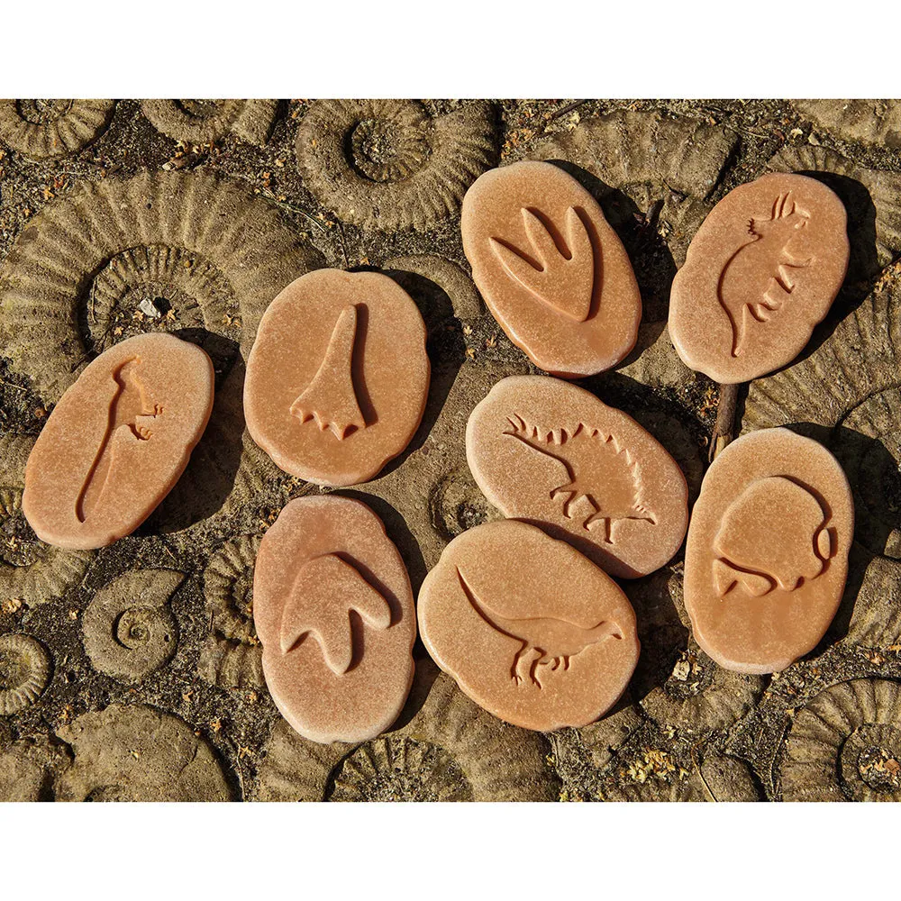 Yellow Door® Let's Investigate Dinosaur Footprints Double-Sided Animal Stones