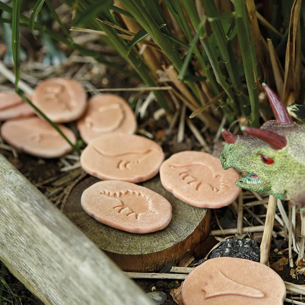 Yellow Door® Let's Investigate Dinosaur Footprints Double-Sided Animal Stones
