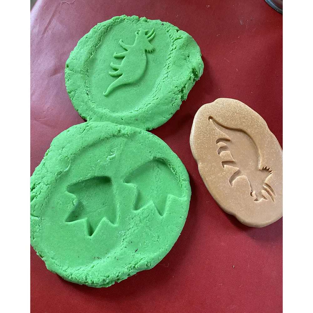 Yellow Door® Let's Investigate Dinosaur Footprints Double-Sided Animal Stones