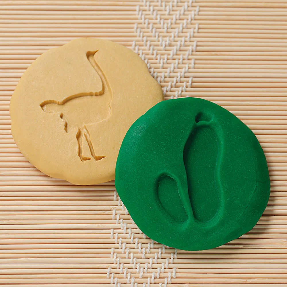 Yellow Door® Let's Investigate Safari Footprints Double-Sided Animal Stones