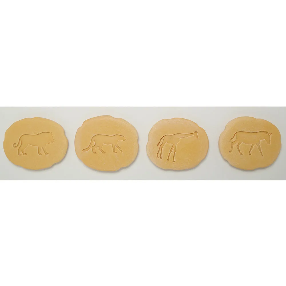 Yellow Door® Let's Investigate Safari Footprints Double-Sided Animal Stones