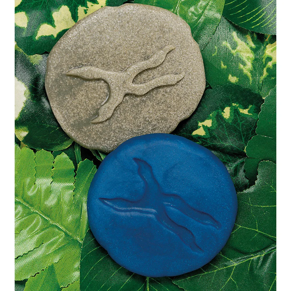 Yellow Door® Let's Investigate Woodland Footprints Double-Sided Animal Stones