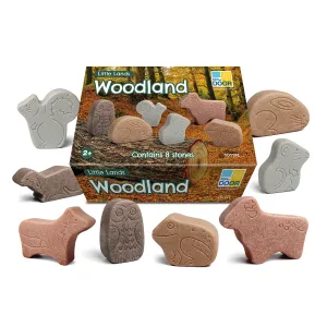Yellow Door Little Lands Woodland ‚Äì Assorted Stone Animal Figures, Set of 8