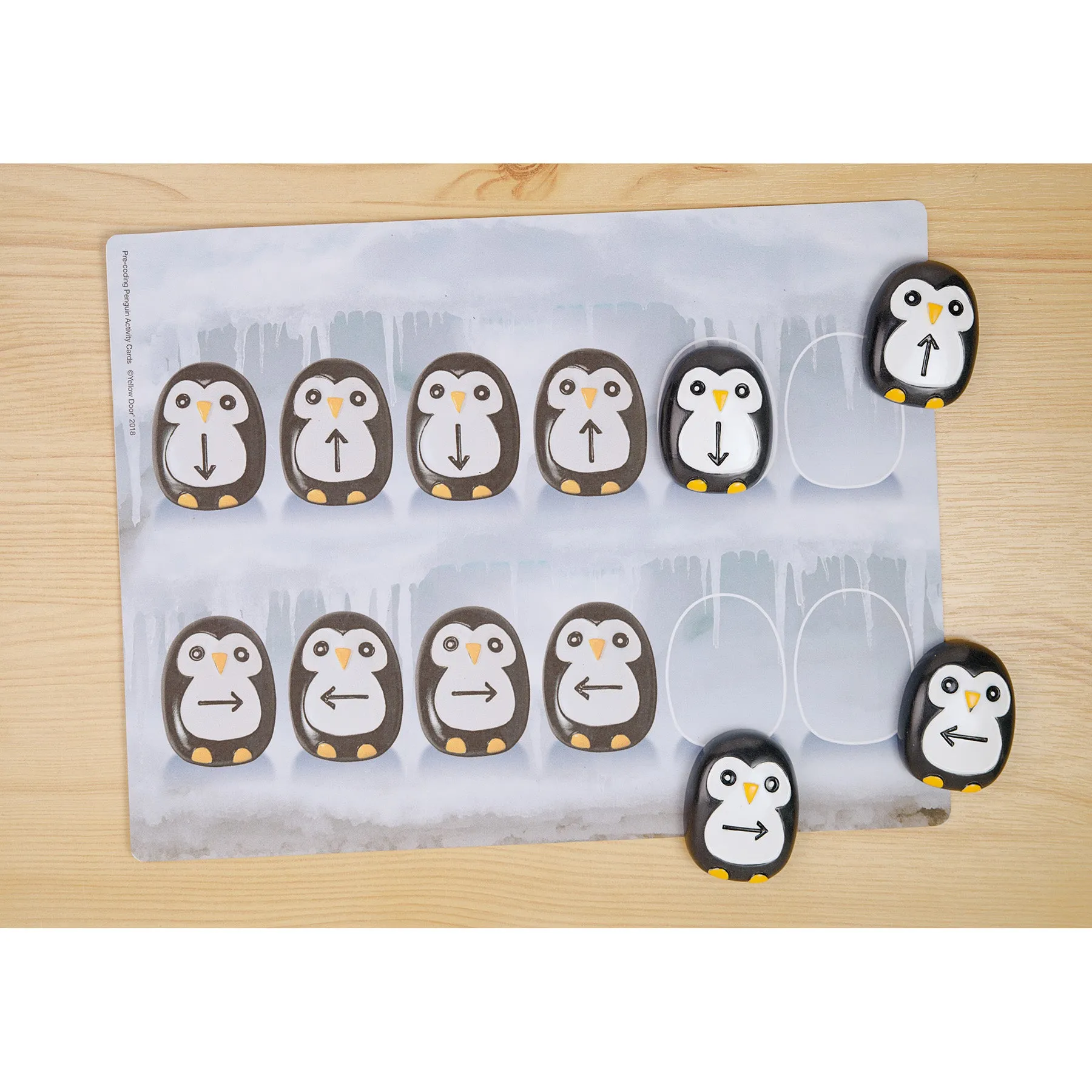 Yellow Door Pre-Coding Penguin Stones - Tactile Learning Set of 18