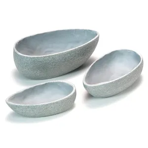 Yellow Door® Rustic Stone Scoops Trio