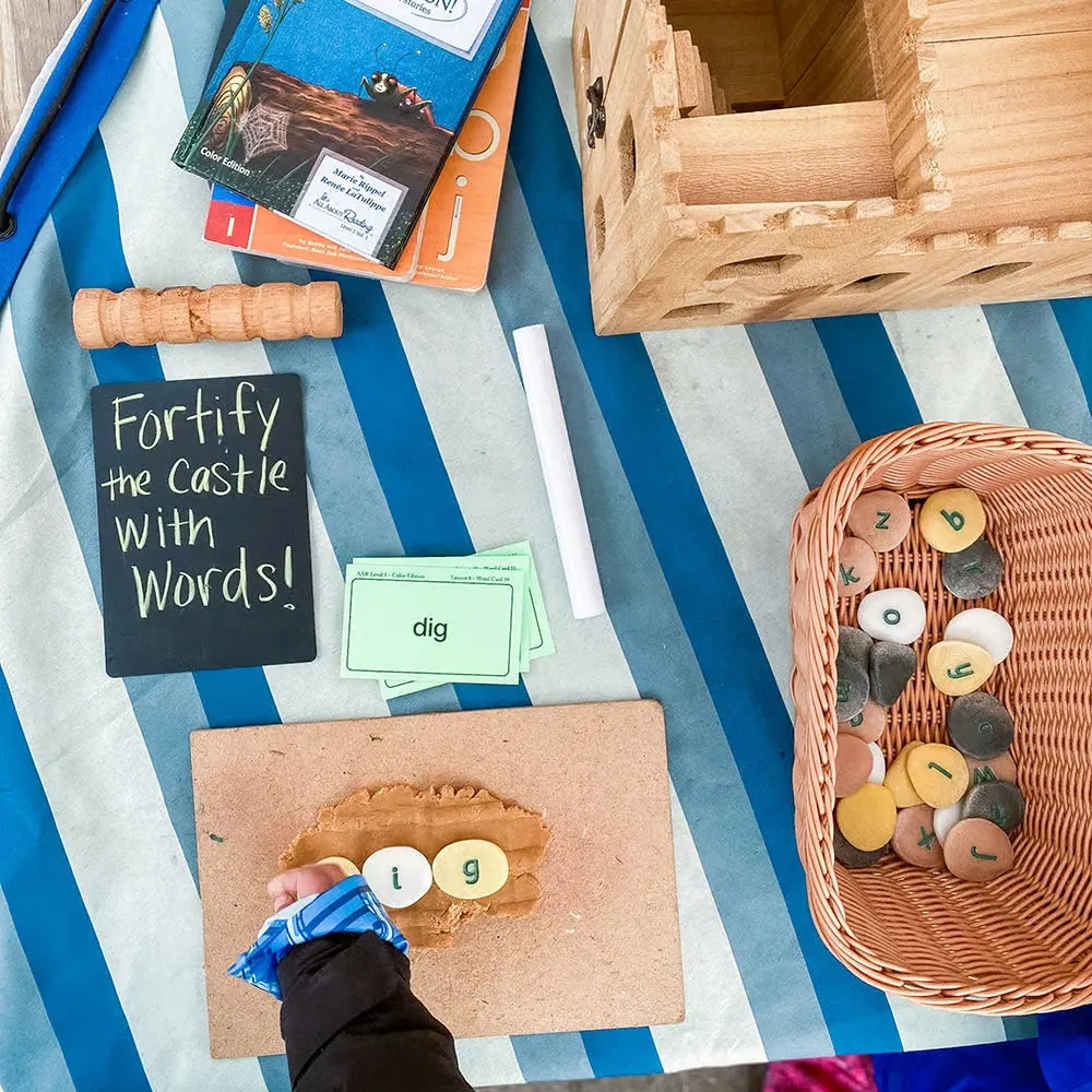 Yellow Door® Tactile Lowercase Alphabet Pebbles