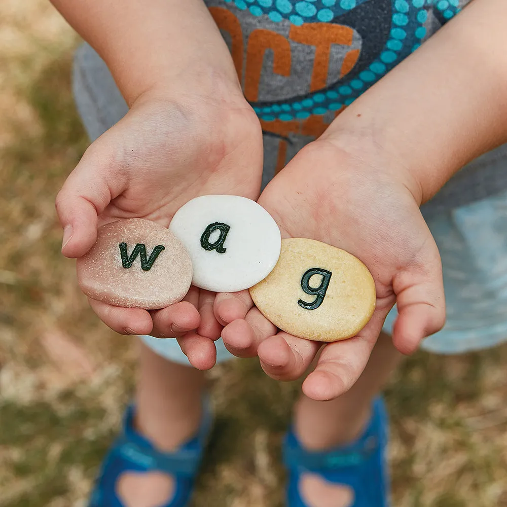 Yellow Door® Tactile Lowercase Alphabet Pebbles