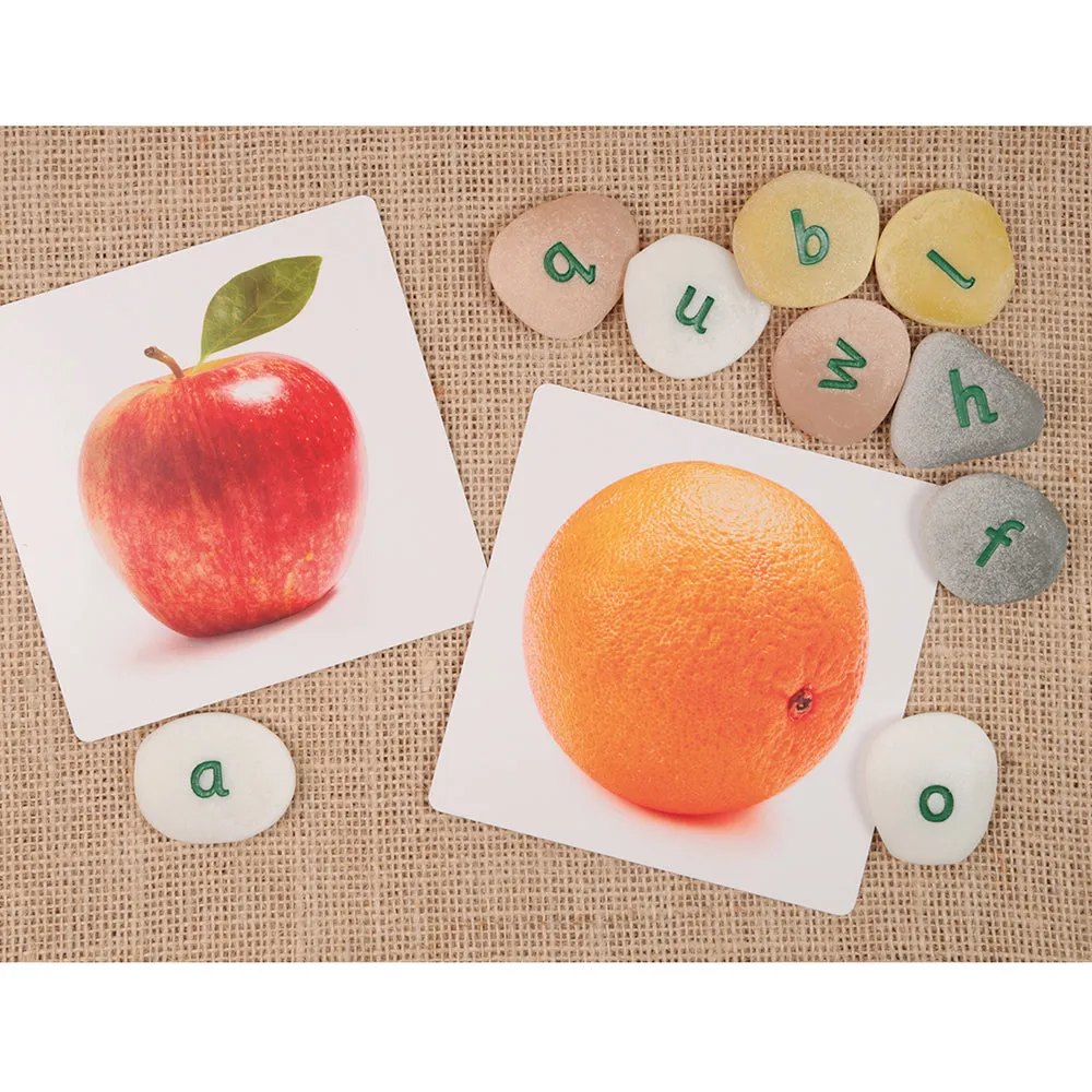 Yellow Door® Tactile Lowercase Alphabet Pebbles