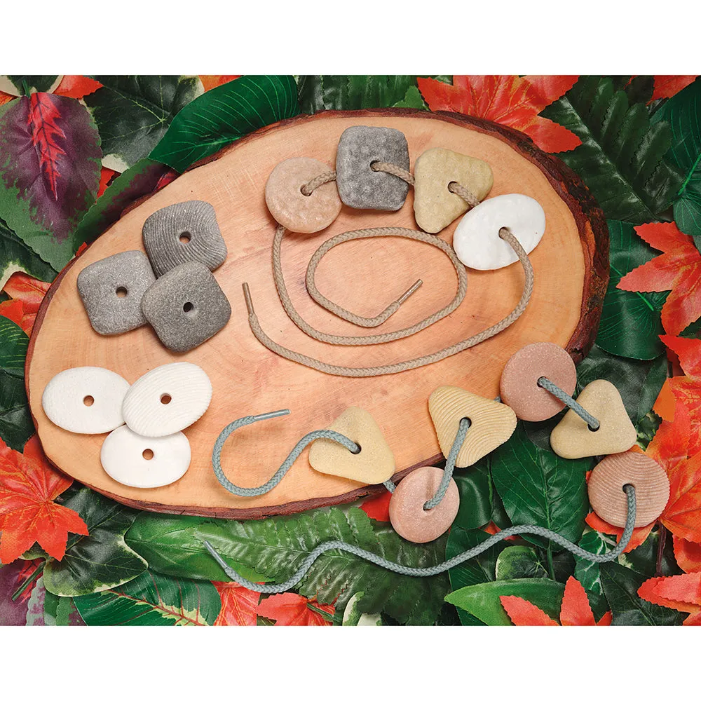 Yellow Door® Tactile Threading Pebbles Set