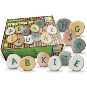 Yellow Door® Tactile Uppercase Alphabet Pebbles