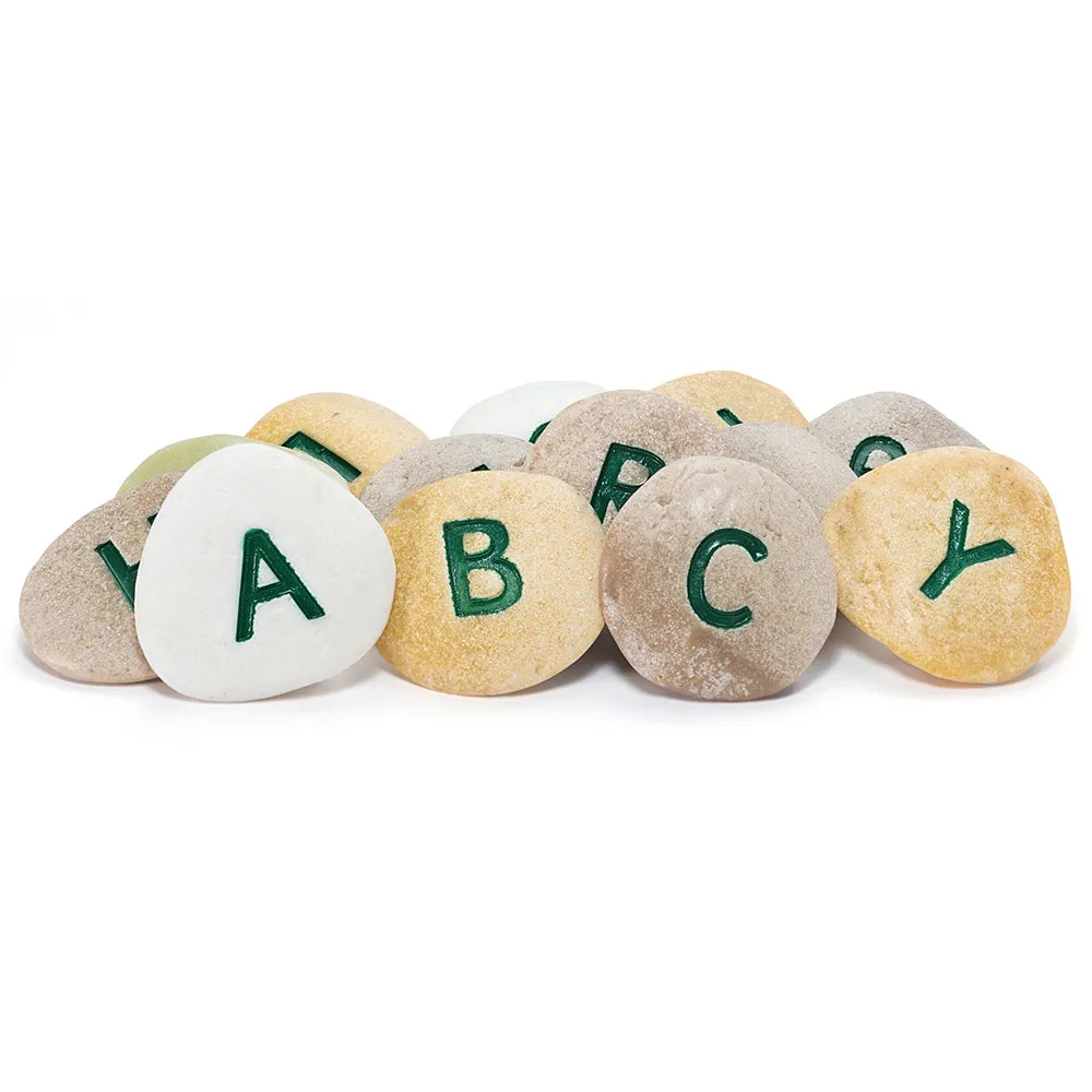 Yellow Door® Tactile Uppercase Alphabet Pebbles